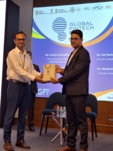 From Left - Dr. Sat Kumar Tomer ( Founder & CEO , Satyukt Analytics )