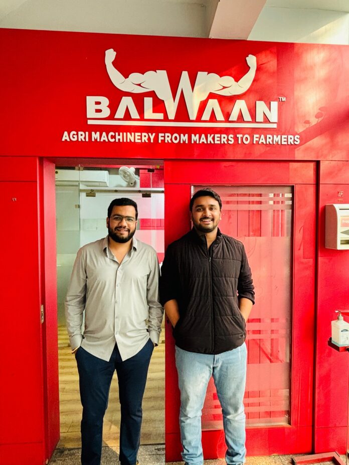 [ L to R ] - Shubham Bajaj and Rohit Bajaj, Co Founders - Balwaan Krishi