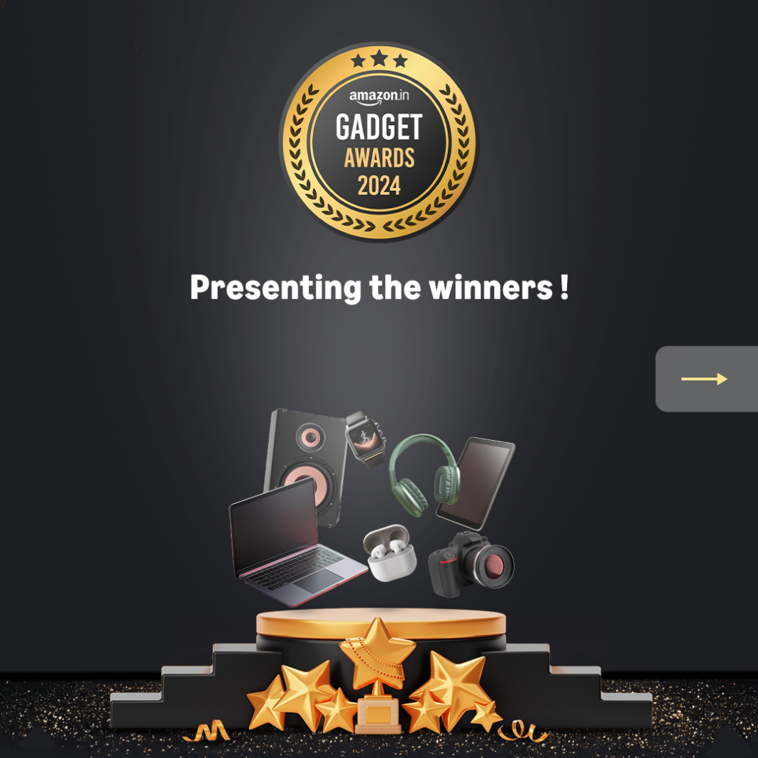 Amazon.in Celebrates the Best in Technology with its First-ever Amazon Gadget Awards 2024 Amazon.in Celebrates the Best in Technology with its First-ever Amazon Gadget Awards 2024