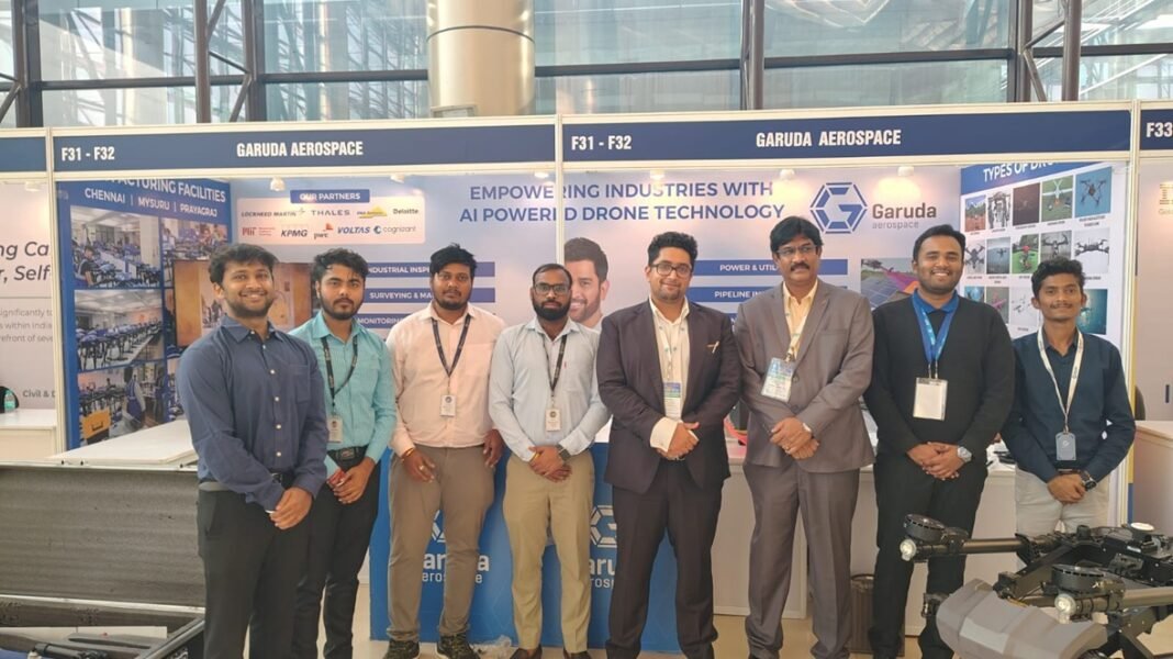 Garuda Aerospace Unveils AI-Powered Drone Innovations at Defence Partners Expo 2024 Garuda Aerospace Showcases Cutting-Edge AI Powered Drone Technology at Defence Partners Expo