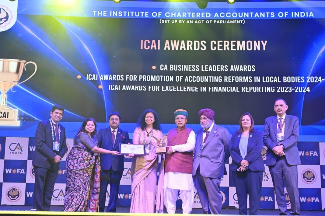 GIFT City-Based Artha Bharat COO Ashwini Sawrikar Wins ICAI’s Women Chartered Accountant of the Year Award Ashwini Sawrikar Recognized as Women Chartered Accountant of the Year by ICAI