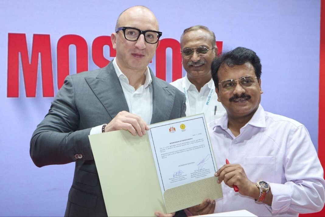 India Among Top Tourism Markets for Moscow as Visitor Numbers Soar Evgeny Kozlov, First Deputy Head of the Office of the Mayor and the Government of Moscow with Atul Patne