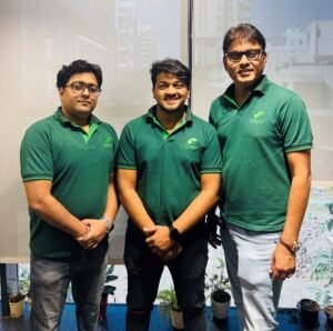 (L-R) Leadership Team of Mealawe - Pratap Haldar, CTO Nikhil Jain, CMO Rupesh Kumar, CEO