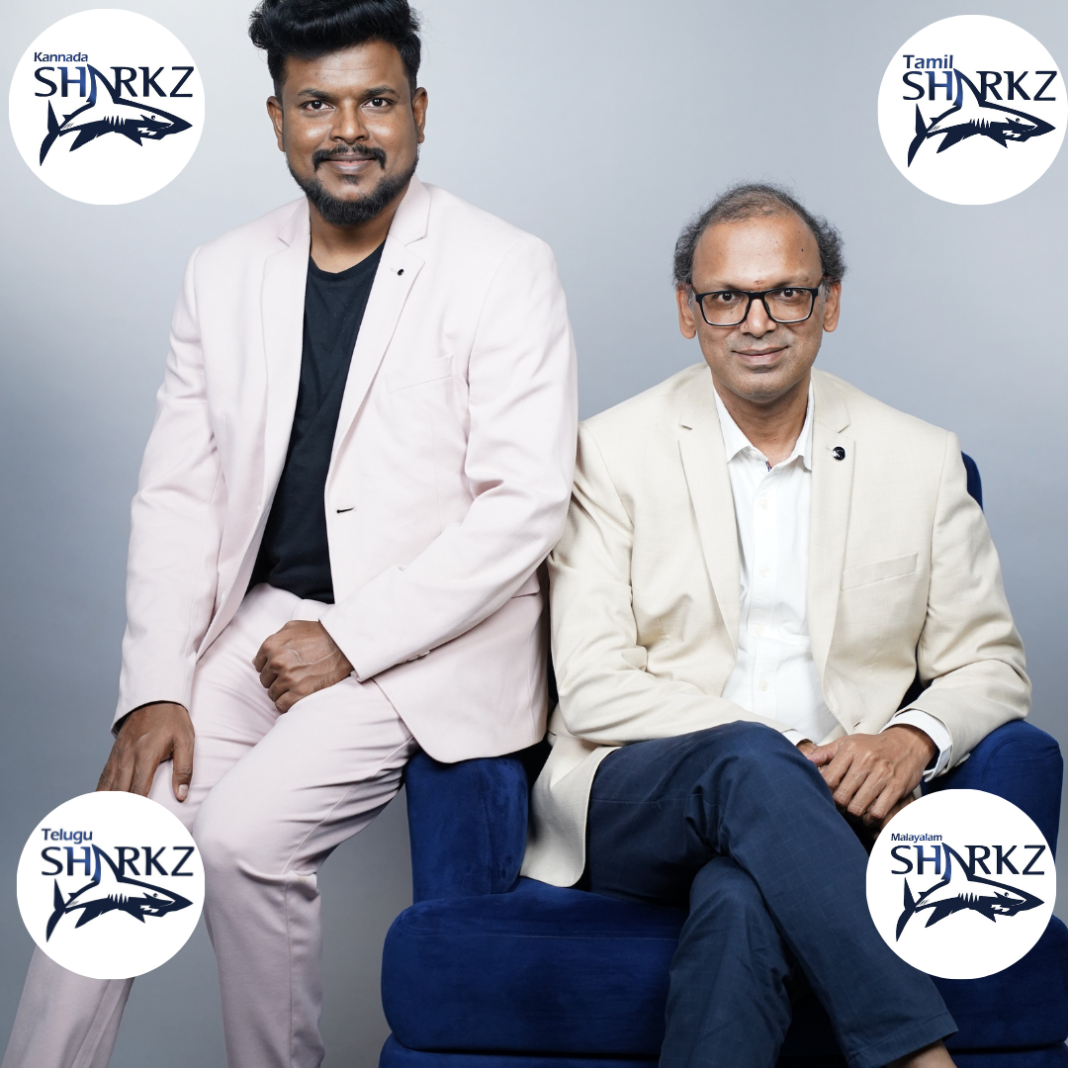 SHARKZ Launches to Empower Indian Entrepreneurs, Breaking Language Barriers in Business R- Mr. Krishnamanni and L- Mr. Arun South Sharkz