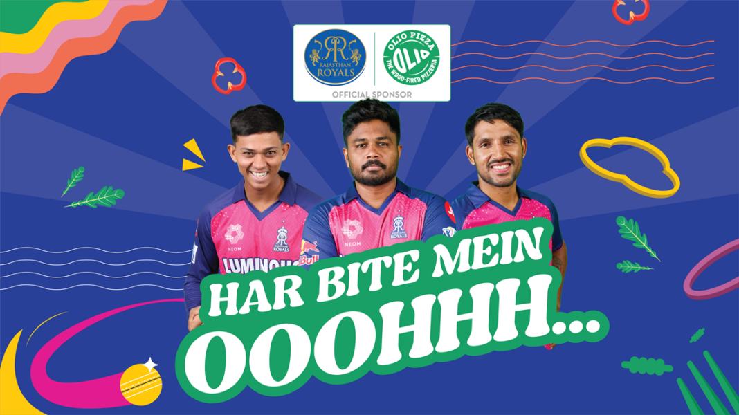 Olio Pizza Partners with Rajasthan Royals to Bring Exclusive Stadium & Café Activations for IPL 2025 Olio x RR - Partnership