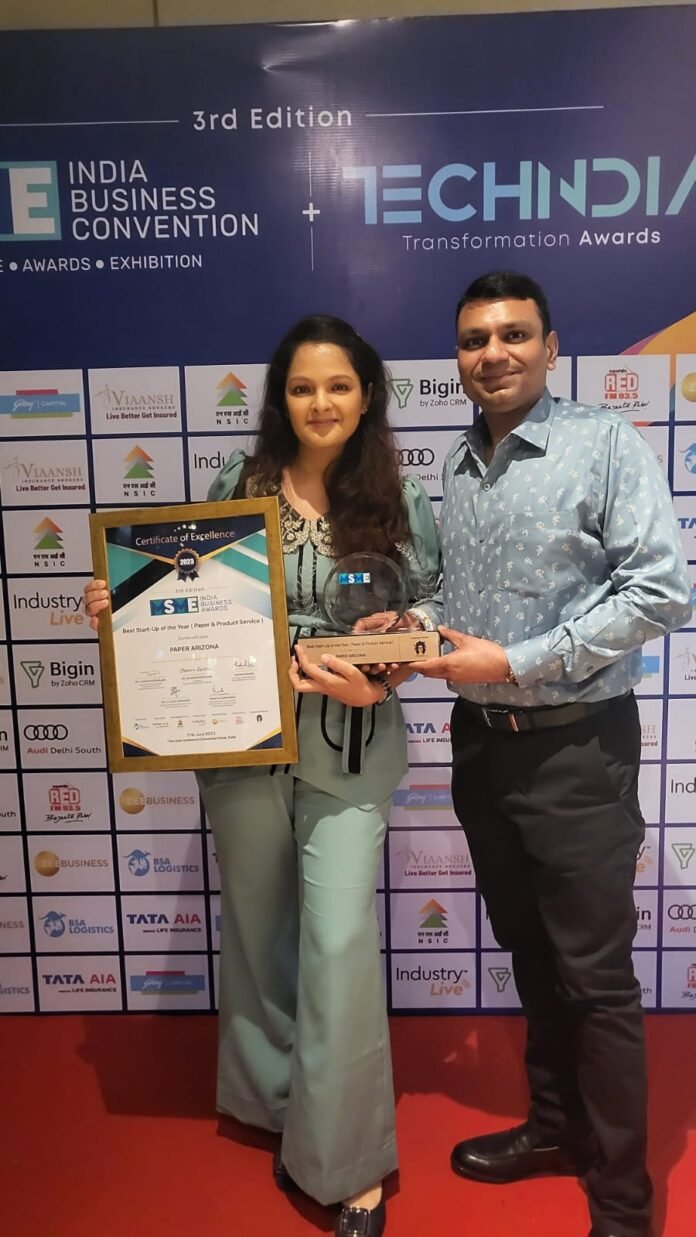 Ankitt Jain and Sharlee Jain, Founders - Paper Arizona