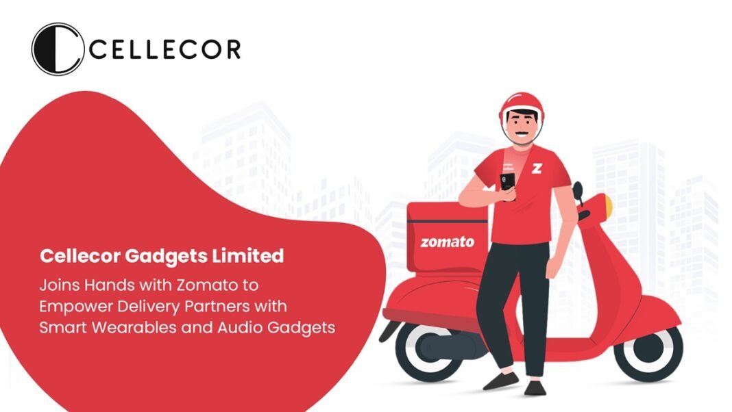 Cellecor Partners with Zomato to Equip Delivery Partners with Smart Gadgets New Delhi, June 20, 2025 — Cellecor Gadgets Limited, one of India’s fastest-growing homegrown consumer electronics brands, has announced a strategic partnership with Zomato, aimed at enhancing access to smart technology for the platform’s expansive delivery partner network. As part of this collaboration, Cellecor will deliver 10,000 units of its top-selling smartwatches, neckbands, TWS audio devices, mobile accessories, and small home appliances—all available through the Zomato Delivery Partner App’s in-app store. These Made-in-India gadgets are optimized for long battery life, durability, and utility—catering to the demands of India’s dynamic gig economy. “Delivery partners are the heartbeat of India’s digital infrastructure. Through this partnership, we’re equipping them with reliable, affordable tech to make everyday life easier,” said Ravi Agarwal, Co-Founder & Managing Director, Cellecor Gadgets Limited. The initiative is being orchestrated by Orbis Nova, Zomato’s official third-party operations partner, managing the onboarding of brands, supply chain logistics, and tech integrations for seamless last-mile execution. This collaboration aligns with Zomato’s broader goal of building an inclusive ecosystem for its 444,000+ monthly active delivery partners (Q4 FY25). The in-app store currently features a range of discounted essentials—from UV-protective jackets to hydration gear—and now expands into smart tech and lifestyle appliances. Cellecor’s product line for Zomato partners includes its best-in-class wearables and accessories, designed to support a connected, always-on workforce. This partnership also marks a significant step in Cellecor’s B2B expansion, reinforcing its mission to bring accessible smart technology to Bharat—across towns, cities, and every mobile Indian.