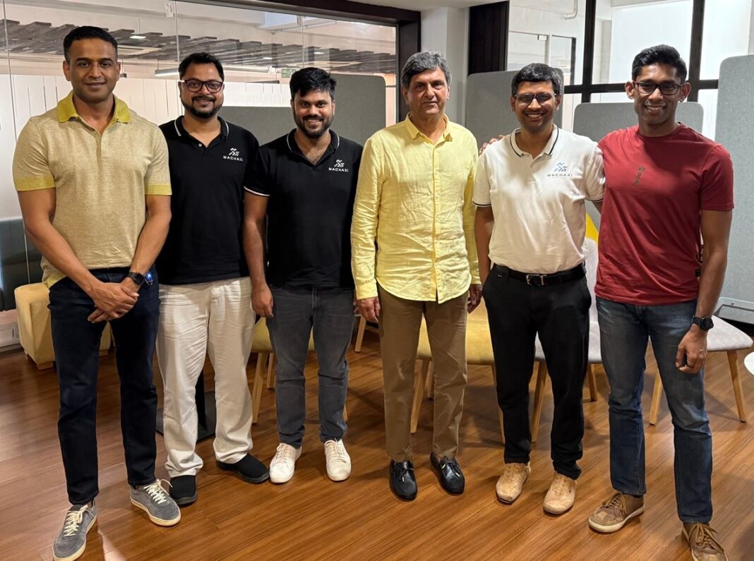 Machaxi Secures $1.5 Million Investment to Expand AI-Powered Badminton Coaching & Grassroots Sports Development (L-R)-Mr. Nithin Kamath, Mr. Ashish Anand, Mr. Tushar Raj, Mr. Prakash Padukone, Mr. Pratish Raj, and Mr. Dilip Kumar