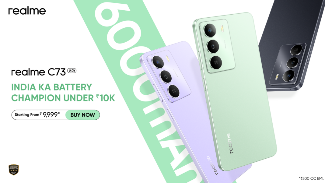 realme Launches C73 5G and Buds T200x, Strengthens Affordable Tech Lineup realme launches C73 5G and Buds T200x Feature-packed tech go on sale starting today