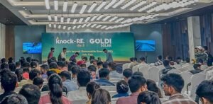 A packed hall at 'Knock-RE 2025', India’s largest Renewable Energy (RE) Job Fair