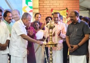 Kerala CM Pinarayi Vijayan inaugurates Zoho’s Kottarakkara campus with FM Balagopal, Sridhar Vembu, Tony Thomas, Kodikunnil Suresh & S Somanath