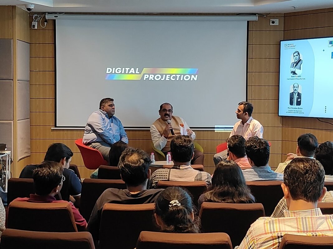 Primus Report Unveils ₹88,000 Cr Public Procurement Opportunity for Startups L to R- Mr. Amit Purohit (Vice President, Primus Partners), Mr. Ravi Nandan Sinha (Director, MSME Business Forum India), Rounak Chindalia , JITO Jaipur Youth JIIF Convener