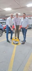 L to R - Raj Kumar Bihani, CMO & Co-Founder, Animesh Mukherjee, CTO & Co-Founder and Amrit Choudhury, CEO & Co-Founder of Parkobot