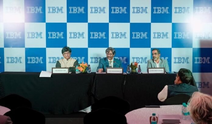 L to R- Viqaruddin Surki, Hari Ramasubramanian (IBM ICE, India:South Asia), Dr. N. K. Manjunath, Vice Chancellor, S-VYASA L to R- Viqaruddin Surki, Hari Ramasubramanian (IBM ICE, India/South Asia), Dr. N. K. Manjunath, Vice Chancellor, S-VYASA