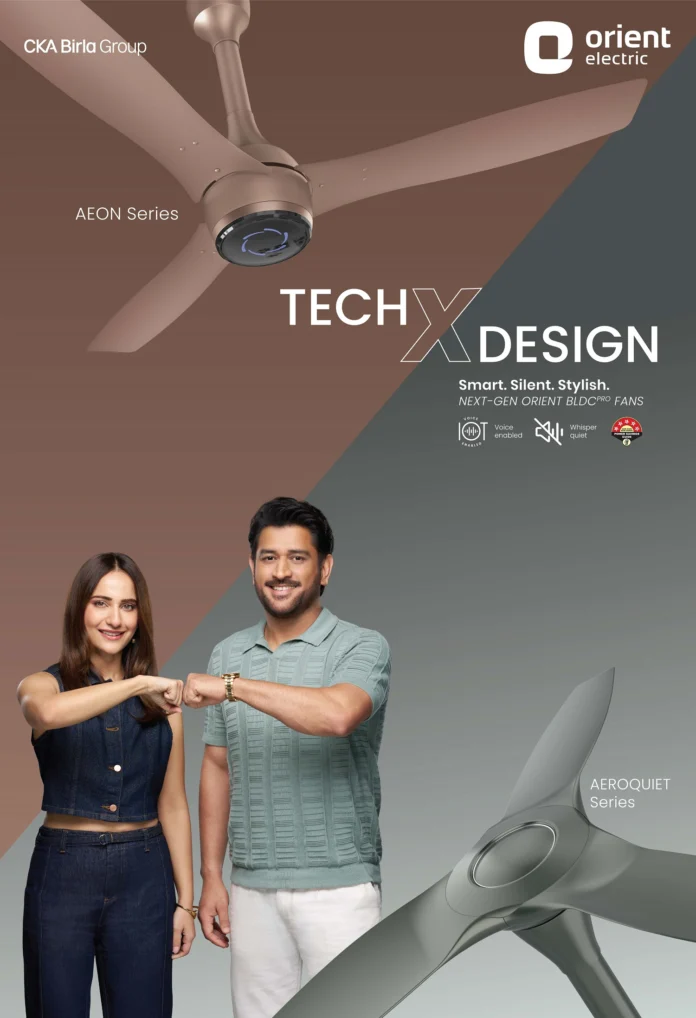 Orient Electric Launches Next-Gen BLDC Ceiling Fans with Smart Features and Stylish Designs