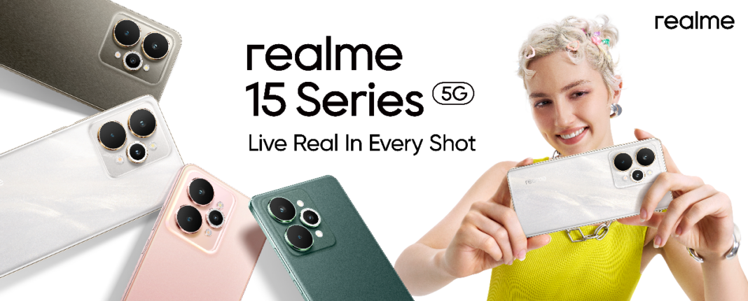 realme Launches 15 Series with Industry-First AI Edit Genie and Segment leading Performance