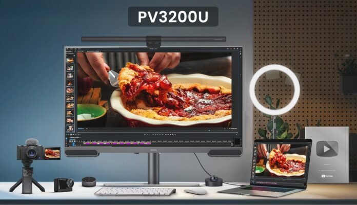 BenQ Launches PV3200U - A Professional 32-inch 4K Monitor to Empowering Video Content Creators