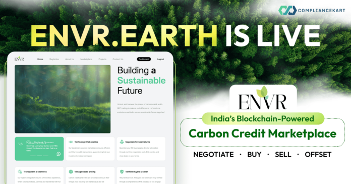 Envr, verified carbon credit and I-REC marketplace Envr, verified carbon credit and I-REC marketplace