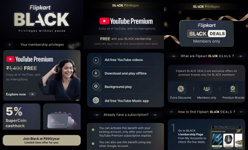 Flipkart Launches A Tailored Premium Subscription ‘Flipkart Black’, Putting Customers In Charge Of Their Digital Experiences And Rewards Flipkart Launches A Tailored Premium Subscription ‘Flipkart Black’, Putting Customers In Charge Of Their Digital Experiences And Rewards