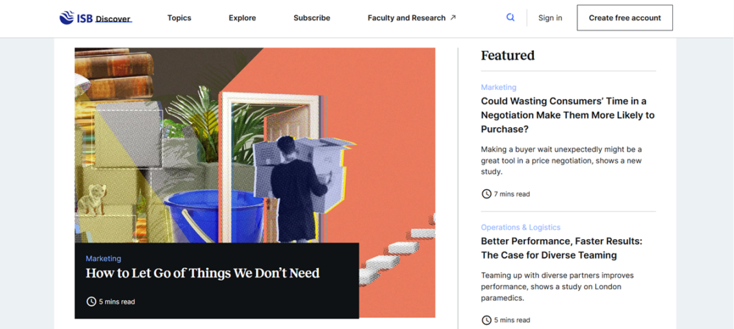 ISB Launches ‘Discover’: A Groundbreaking Platform Making World-Class Research Accessible to All ISB Launches ‘Discover’, Makes World-Class Research Now Accessible to All