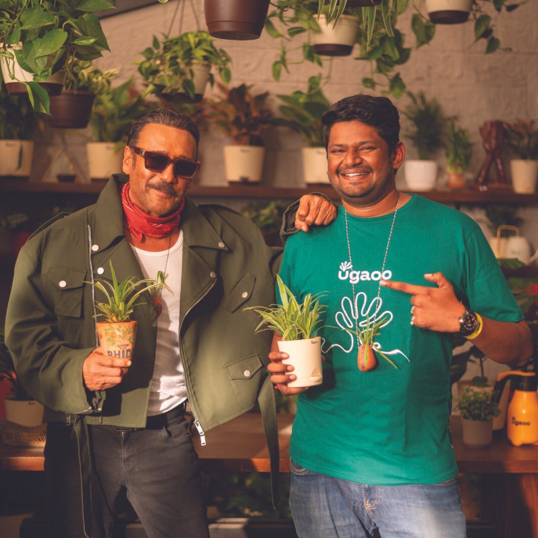 Ugaoo Welcomes Jackie Shroff as Brand Ambassador — A Decade of Green Living Meets a Lifetime of “Ped Lagao” Passion Jackie Shroff & Siddhant Bhalinge, Founder & CEO of Ugaoo.