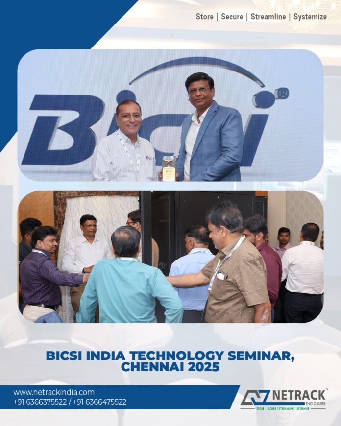 Netrack Highlights iRack Innovation at BICSI India Technology Seminar 2025 in Chennai Netrack Highlights iRack Innovation at BICSI India Technology Seminar 2025 in Chennai