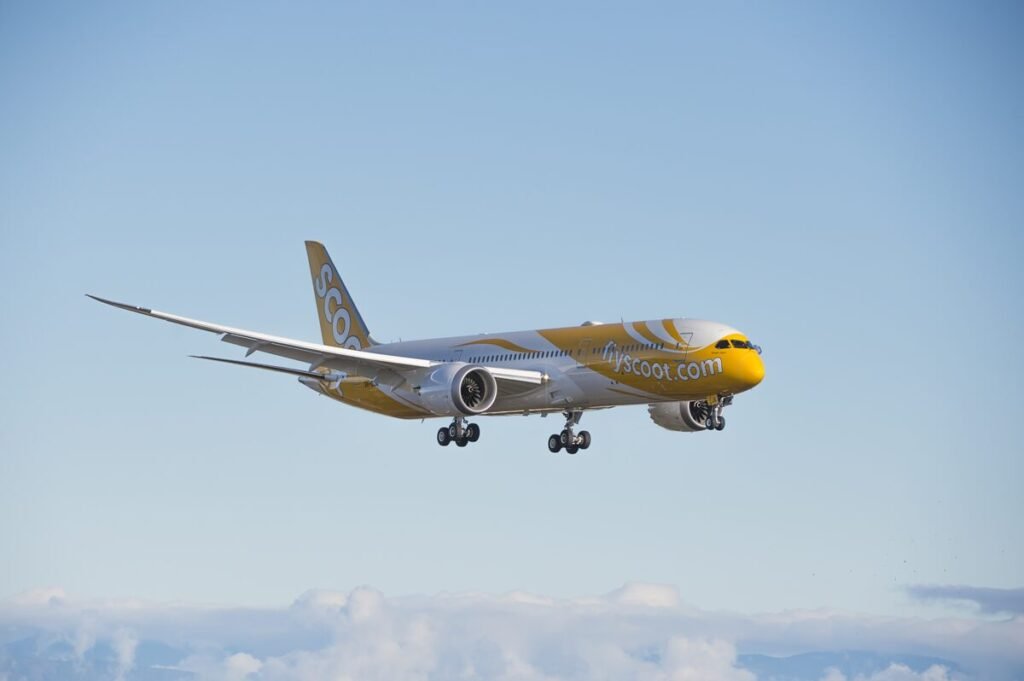 Scoot 787 In-air