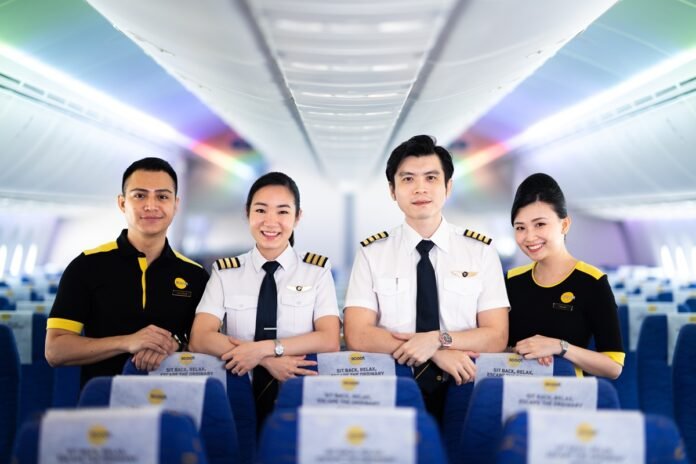 Scoot Flight and Cabin Crew