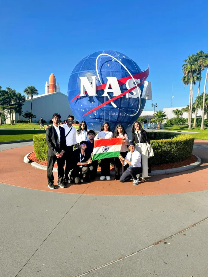 Students from Amity Group of Schools proudly represented India at the International Space Settlement Design Competition, Kennedy Space Centre, USA
