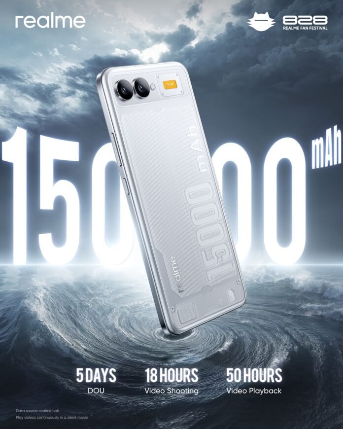realme Unveils 15000mAh Battery & Chill Fan Phone on 7th Anniversary to Redefine Youth Smartphone Experience