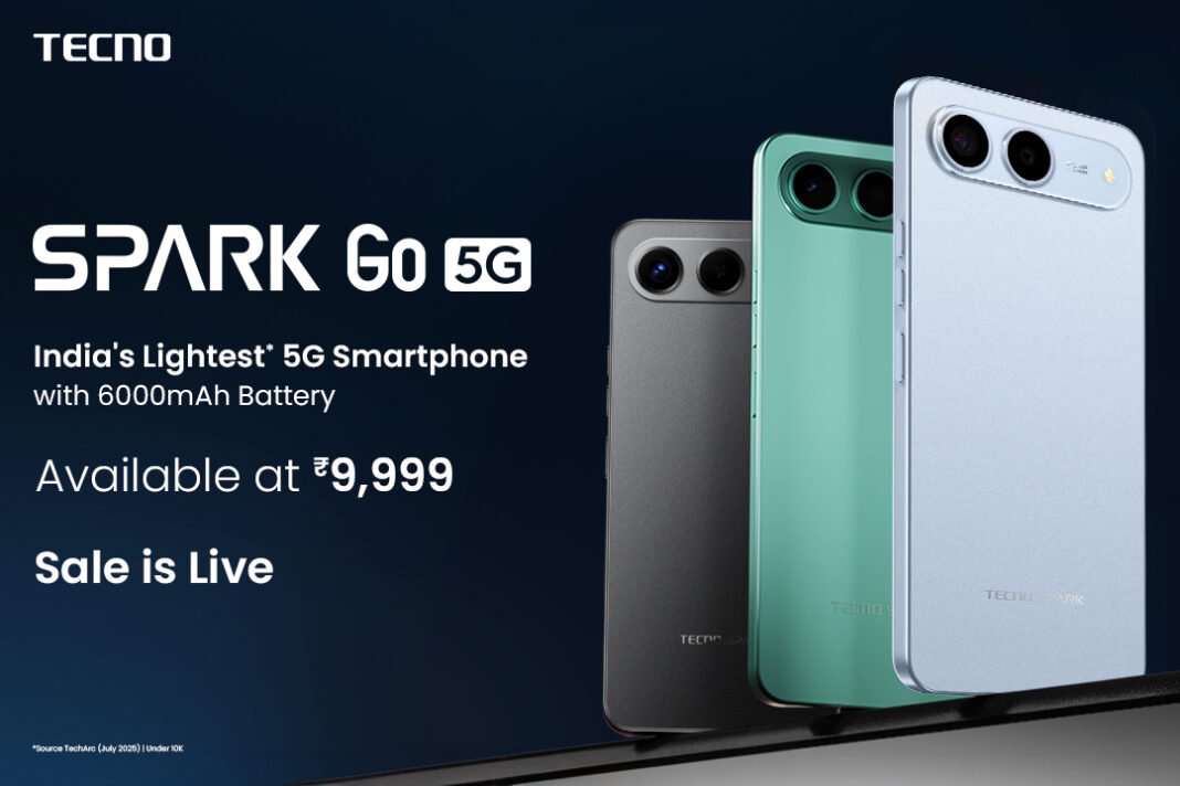 ‘Double Up’ Your Expectation – TECNO Spark Go 5G Sale Starts August 21, Priced INR 9,999