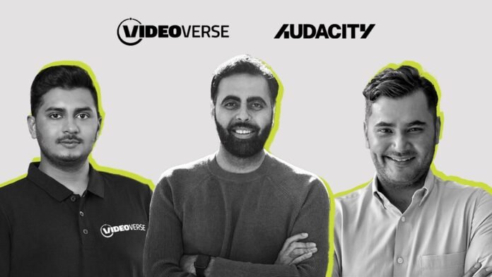 L-R-Vinayak Shrivastav (CEO, Co-founder, VideoVerse), Gaurav Verliani (Partner, Audacity) , Kabir Kochhar (Managing Partner, Audacity) L-R-Vinayak Shrivastav (CEO, Co-founder, VideoVerse), Gaurav Verliani (Partner, Audacity) , Kabir Kochhar (Managing Partner, Audacity)