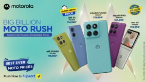 Motorola’s bestselling smartphones at lowest prices starting 23rd Sept during Flipkart’s Big Billion Days 2025