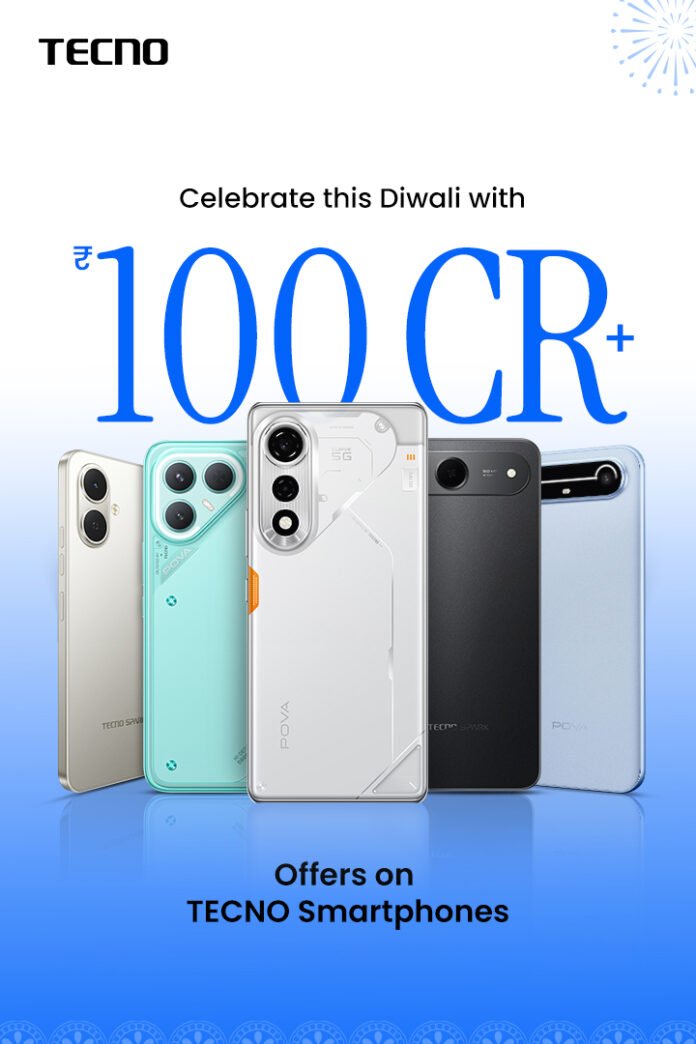 TECNO Unveils Festive Bonanza with Rs. 100 Cr Worth of Offers on POVA Series Smartphones TECNO Unveils Festive Bonanza with Rs. 100 Cr Worth of Offers on POVA Series Smartphones