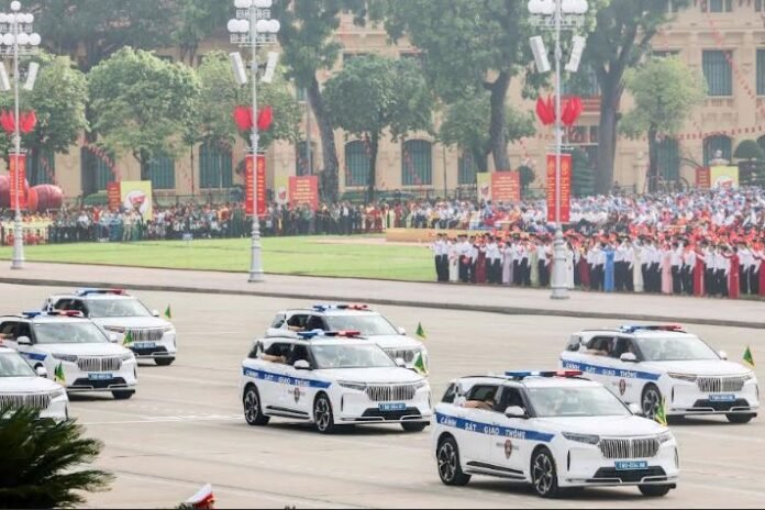 The VF 9 featured in Vietnam’s National Day parade on September 2 The VF 9 featured in Vietnam’s National Day parade on September 2