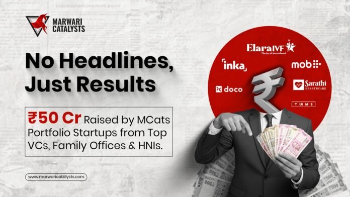 50cr raised by Marwari Catalysts portfolio startups 50cr raised by Marwari Catalysts portfolio startups