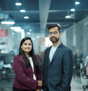 Arpit Paliwal and Shweta Paliwal, Co-founder, HRS Navigation