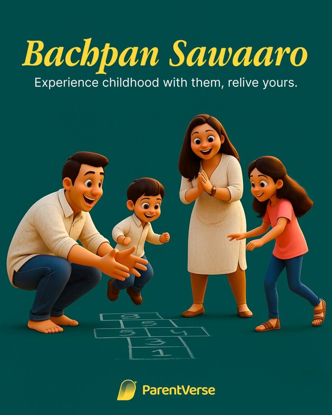 ParentVerse Launches #BachpanSawaaro Campaign for Children’s Day – Reliving the Joys of Childhood Together Bachpan Sawaaro - Childrens Day Creative