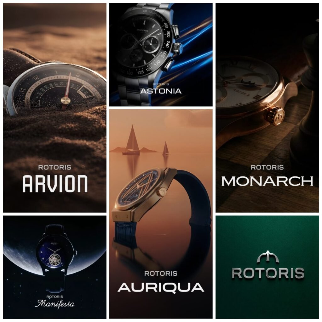 Rotoris to launch five Swiss‑level collections featuring automatic and Q‑matic™ movements