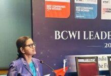 Avtar Group Launches ‘Best Companies for Women in India (BCWI) 2026’ Benchmark at Leadership Summit in Gurugram Dr Saundarya Rajesh, Managing Director, Avtar Career Creators, launching the BCWI 2026 in Gurgaon