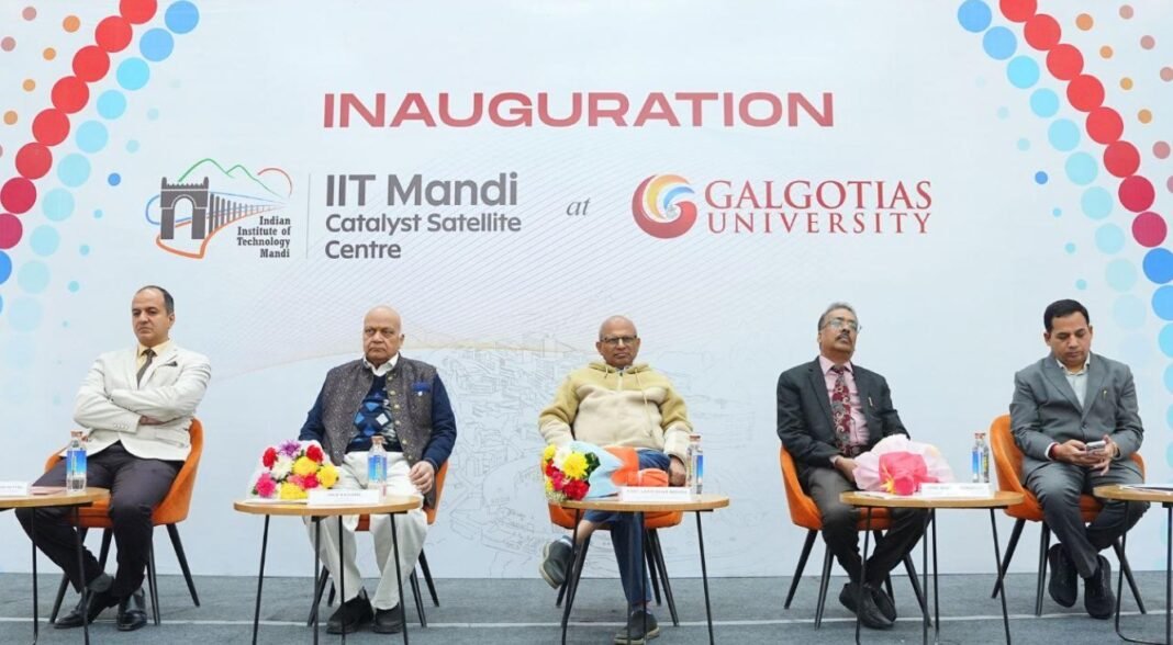 Galgotias University Inaugurates IIT Mandi Catalyst Satellite Centre to Boost Innovation and Startup Ecosystem Inauguration of the IIT Mandi Catalyst Satellite Centre at Galgotias University