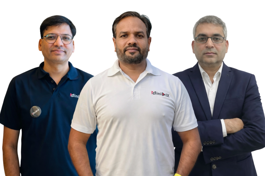 MiniPix Raises ₹2.4 Crore Pre‑Seed Funding Led by PedalStart to Scale Bharat‑Focused Micro‑Drama Platform L-R Om Prakash Singh- Co-Founder,Brijesh Kashyap (Co-founder & CEO) & Sushil N.- Chief Technology Officer