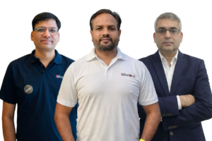 L-R Om Prakash Singh- Co-Founder,Brijesh Kashyap (Co-founder & CEO) & Sushil N.- Chief Technology Officer