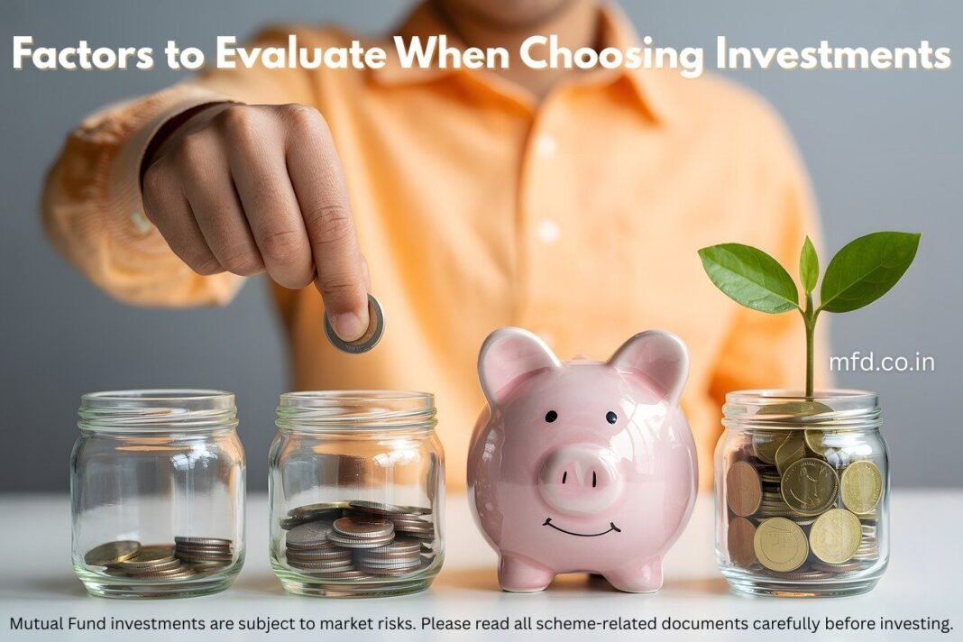 mutual fund selection with insights on safety, returns, liquidity, and tax changes