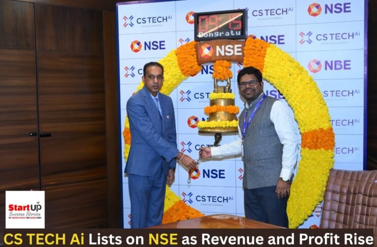 CS TECH Ai Lists on NSE as Revenue and Profit Rise