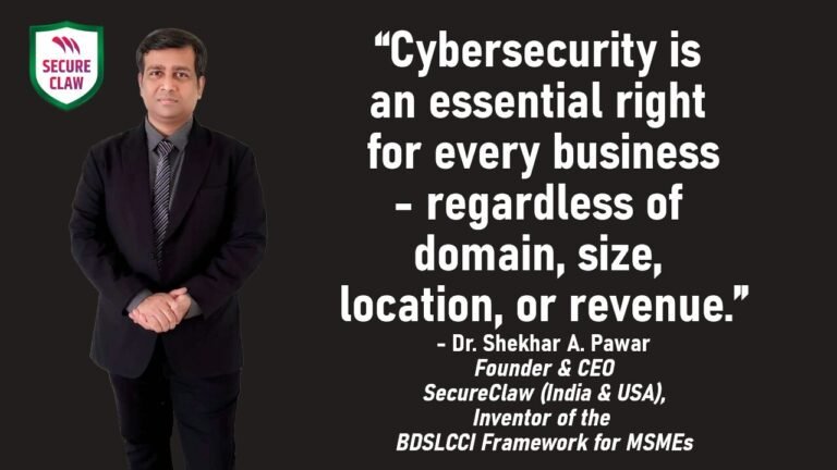 Cybersecurity is an essential right for every business - regardless of domain, size, location, or revenue