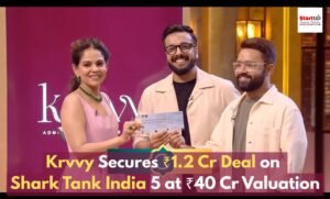 Krvvy Secures ₹1.2 Cr Deal on Shark Tank India 5 at ₹40 Cr Valuation