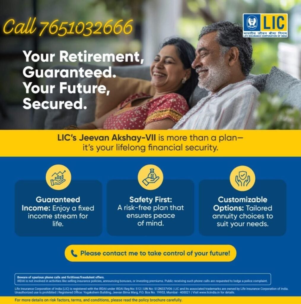 LIC Jeevan Akshay-VII Plan Number 857 - UIN 512N337V07