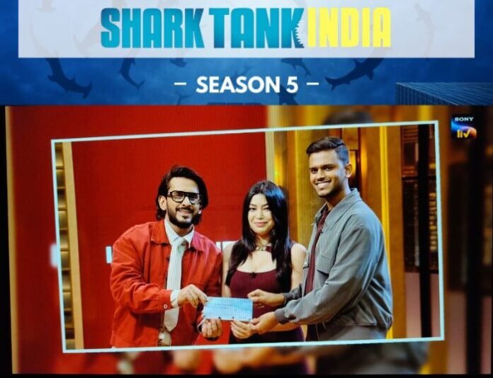 Maadhav and Ragini receiving appreciation on Shark Tank Season 5