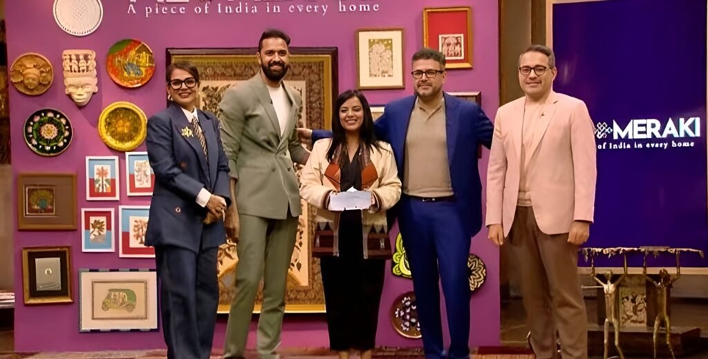 MeMeraki Secures ₹1 Crore Four-Shark Investment on Shark Tank India